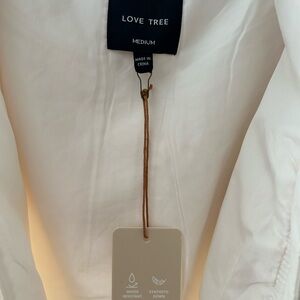 Love Tree Cream Quilted Jacket
